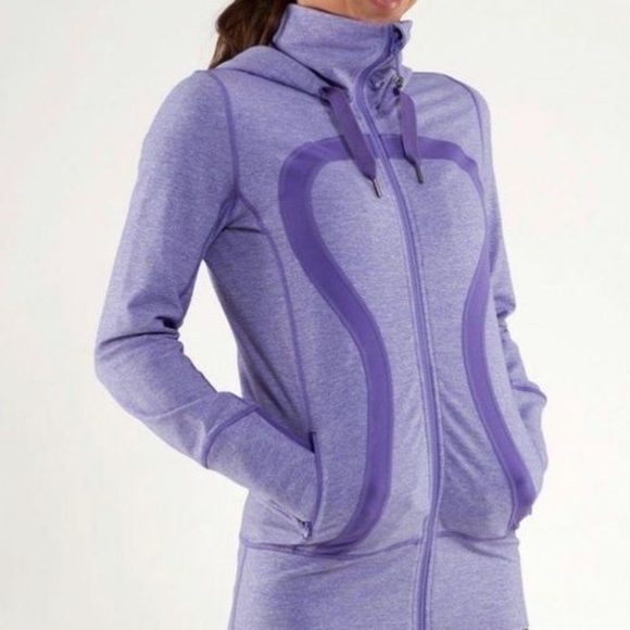 lululemon athletica Jackets & Blazers - Lululemon Stride Jacket Heathered Persian Purple Womens Size 6